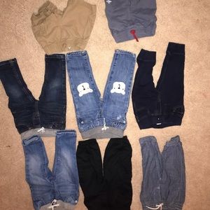 3 pants 6 Jeans 3 Shorts 12-18 mo